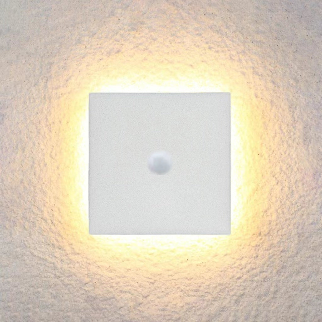 Lampă de Perete Exterior LED Dori Minimalistă, Rotundă/Pătrată, Negru/Alb