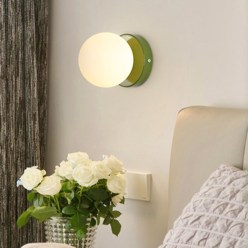 Lampă de perete Velior, Glob Rotund Modern