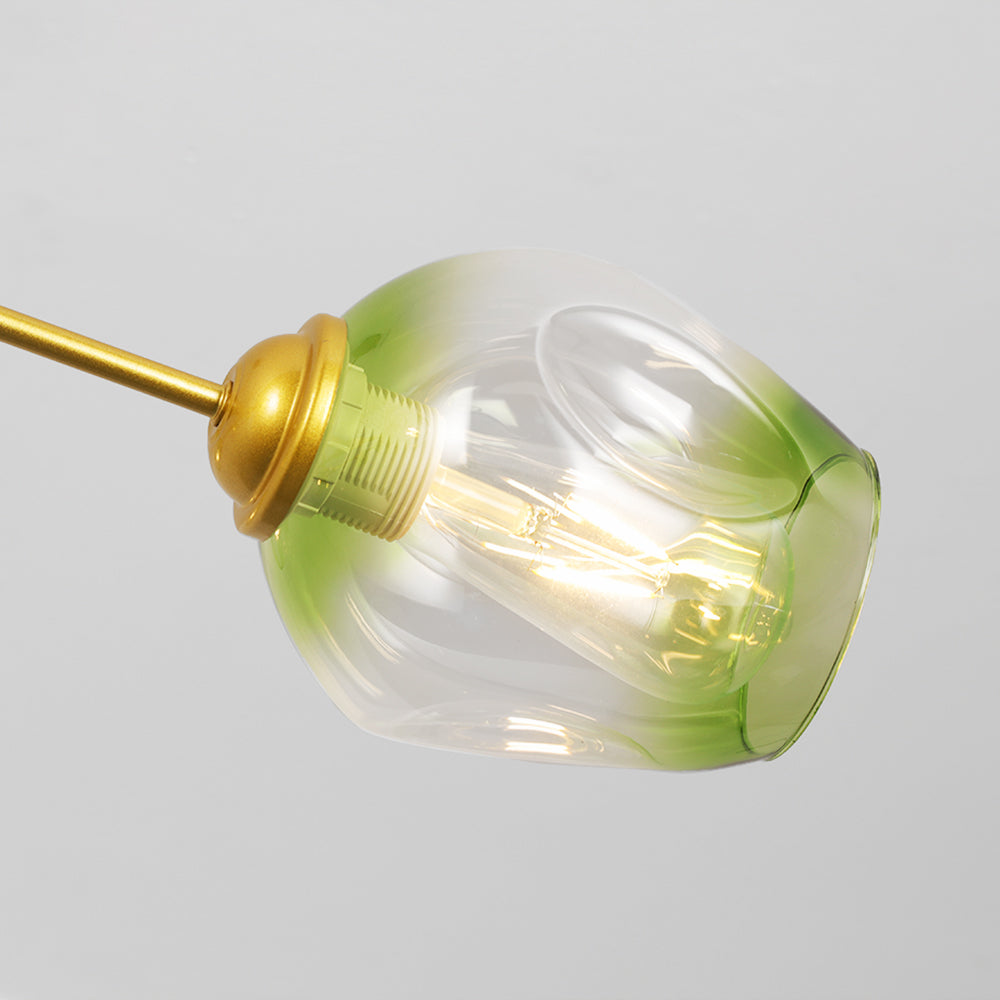 Lustră suspendată Zerin modernă nordică din sticlă cu bule transparente