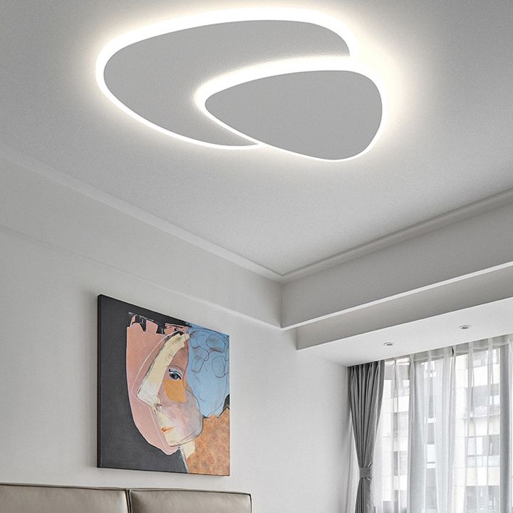 Plafonieră LED Geometrică Albă Corvian