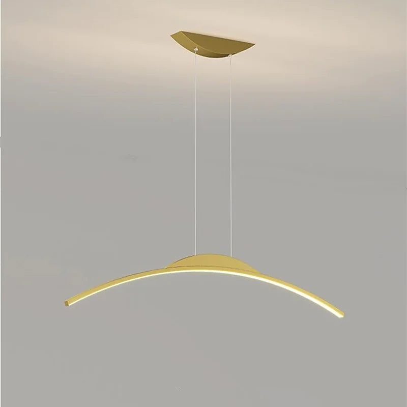 Lampă suspendată liniară minimalistă Xeli cu telecomandă
