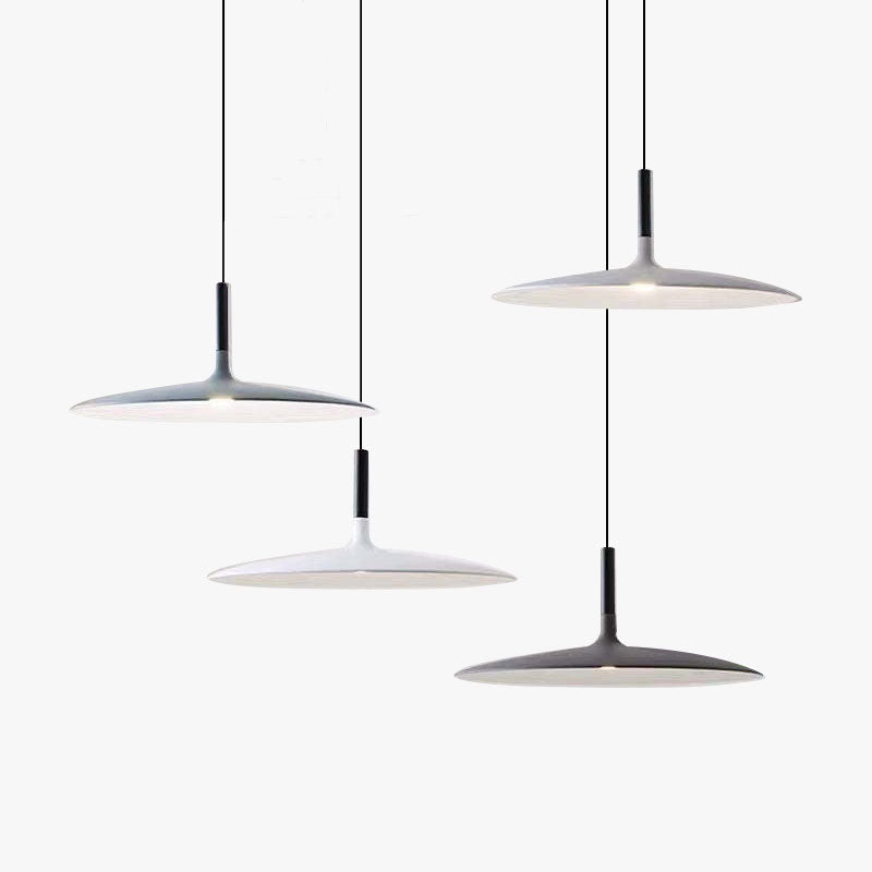 Lustră suspendată Fjorn, design modern, formă de placă