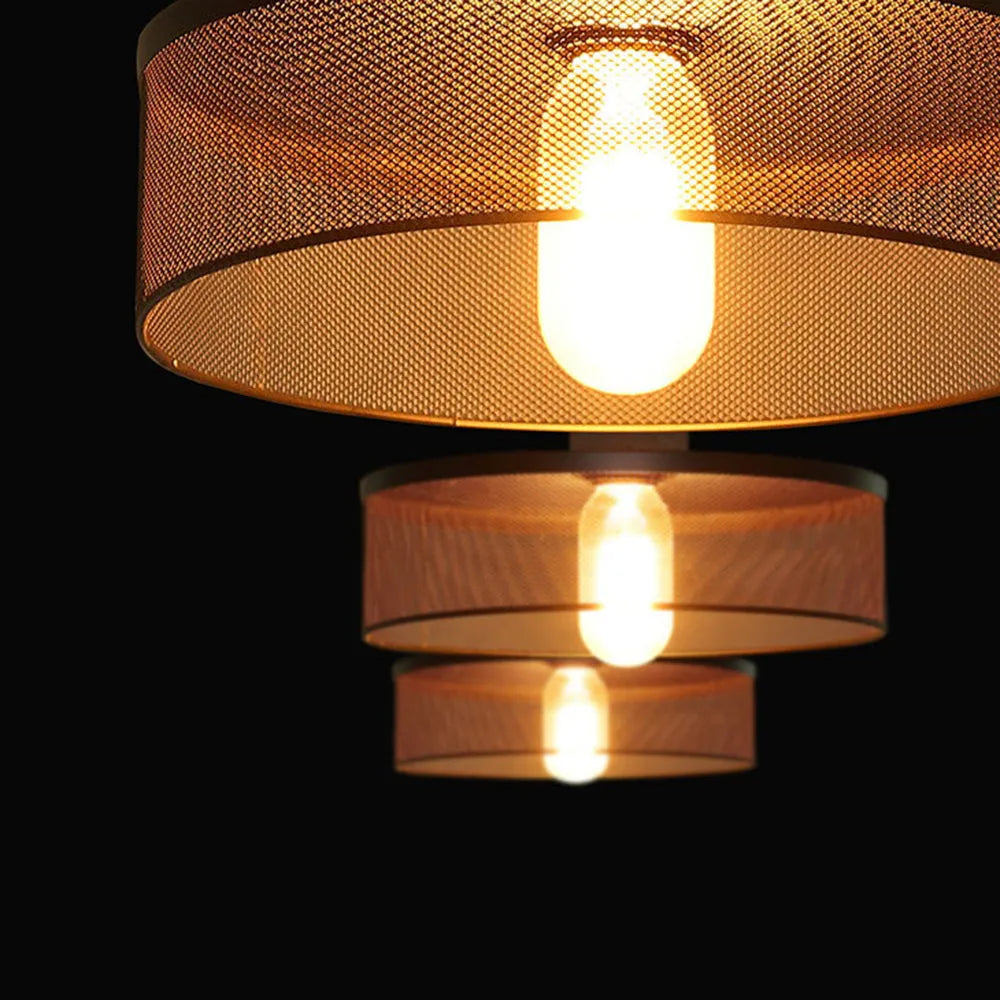 Vireth Lampă Suspendată Industrială Cilindrică Ciment
