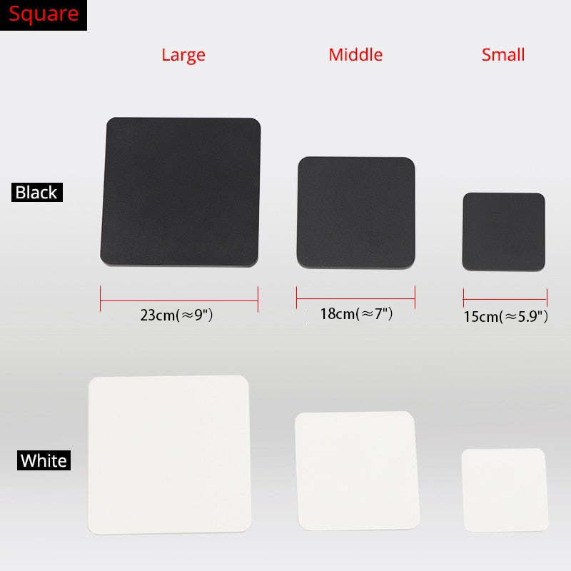 Lampă de Perete Exterior LED Dori Minimalistă, Rotundă/Pătrată, Negru/Alb