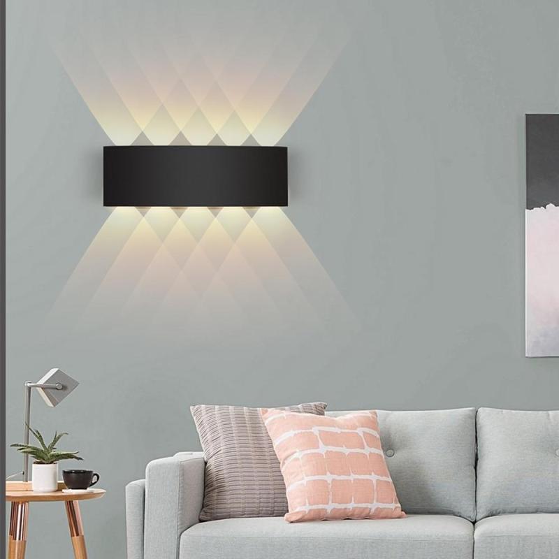 Lampă de perete Nirex Modernă Rectangulară de Exterior cu Design Undă de Apă