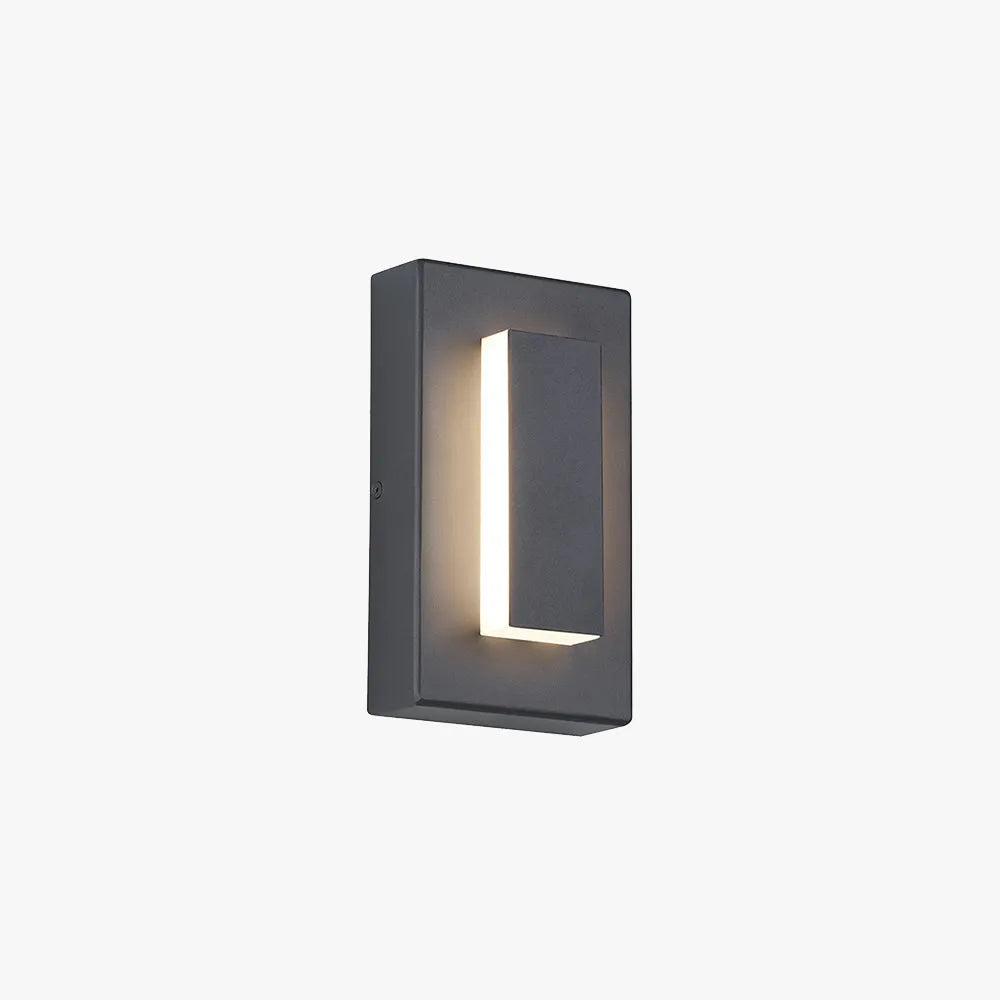 Lampă de Perete Alviro Pătrată Modernă de Exterior