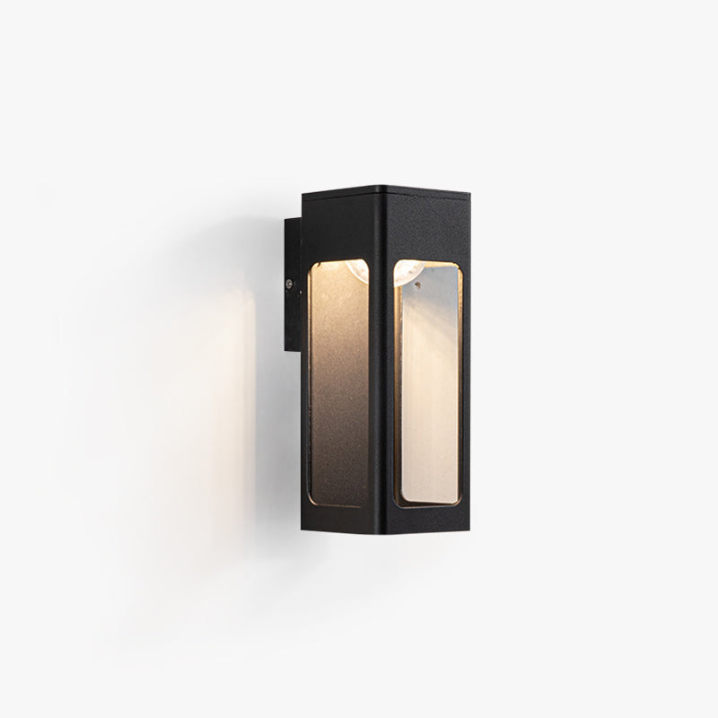 Lampă de perete exterioară Teniq modernă, impermeabilă, minimalistă, geometrică