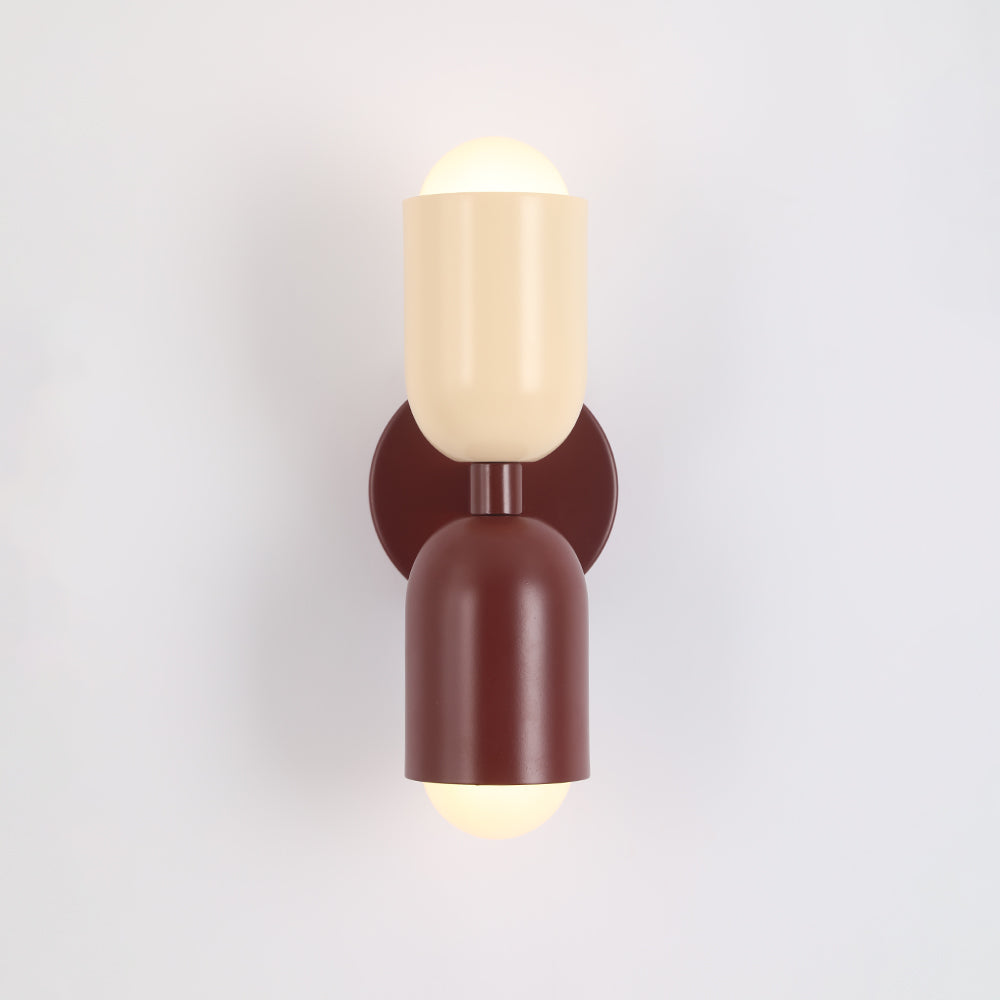 Lampă de perete Surix colorată cu două capete