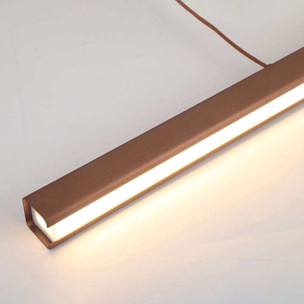 Lerin Suspensie LED Liniară Modernă Negru/Maro