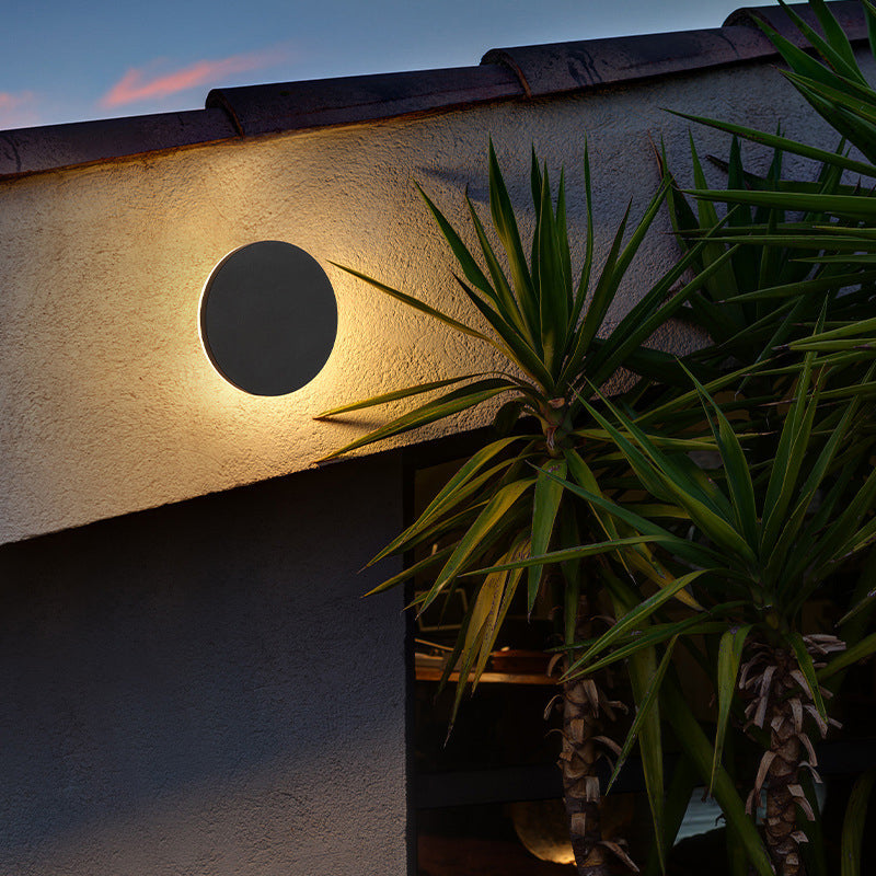 Lampă de Perete Exterior LED Dori Minimalistă, Rotundă/Pătrată, Negru/Alb