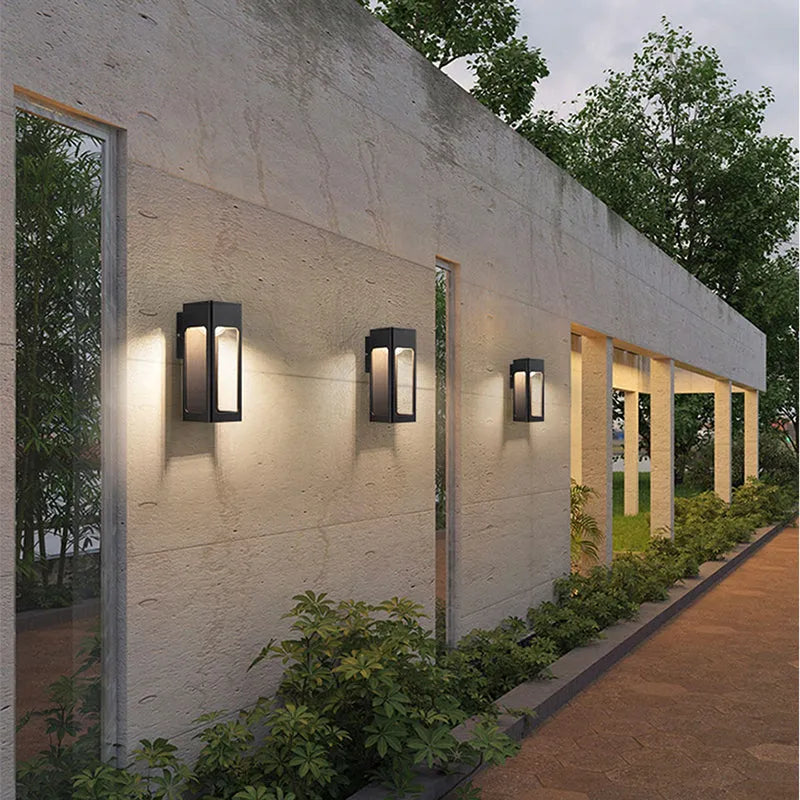 Lampă de perete exterioară Teniq modernă, impermeabilă, minimalistă, geometrică