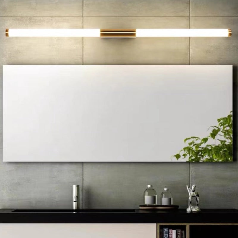 Lampă de perete liniară minimalistă Aeri, Auriu