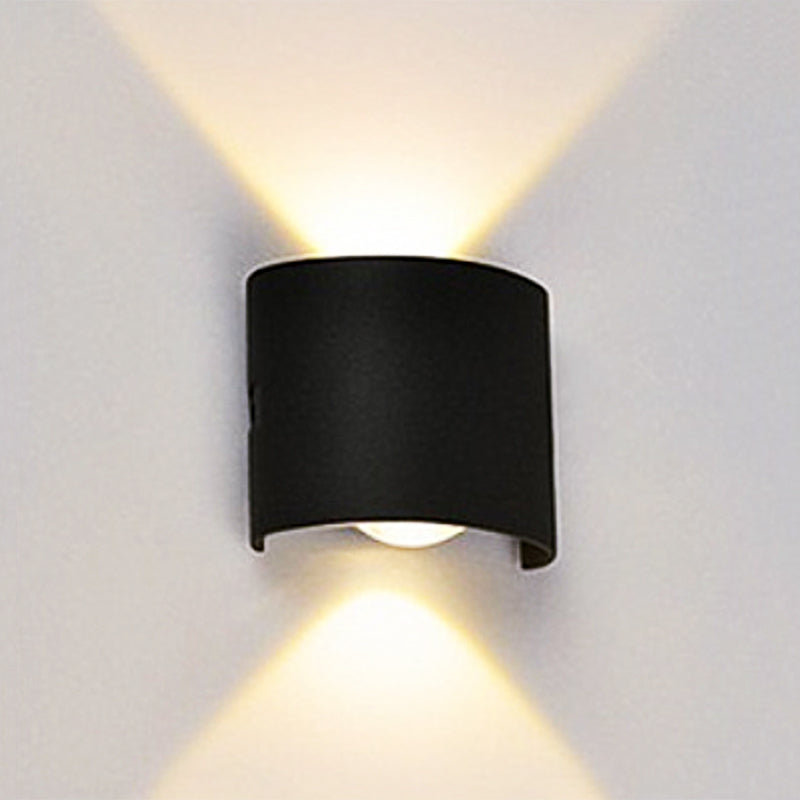 Lampă de perete Nirex Modernă Rectangulară de Exterior cu Design Undă de Apă