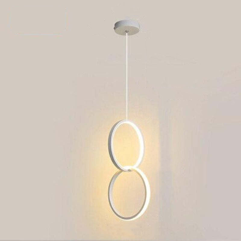 Kori Lampă Suspendată LED Modernă Negru/Alb Living