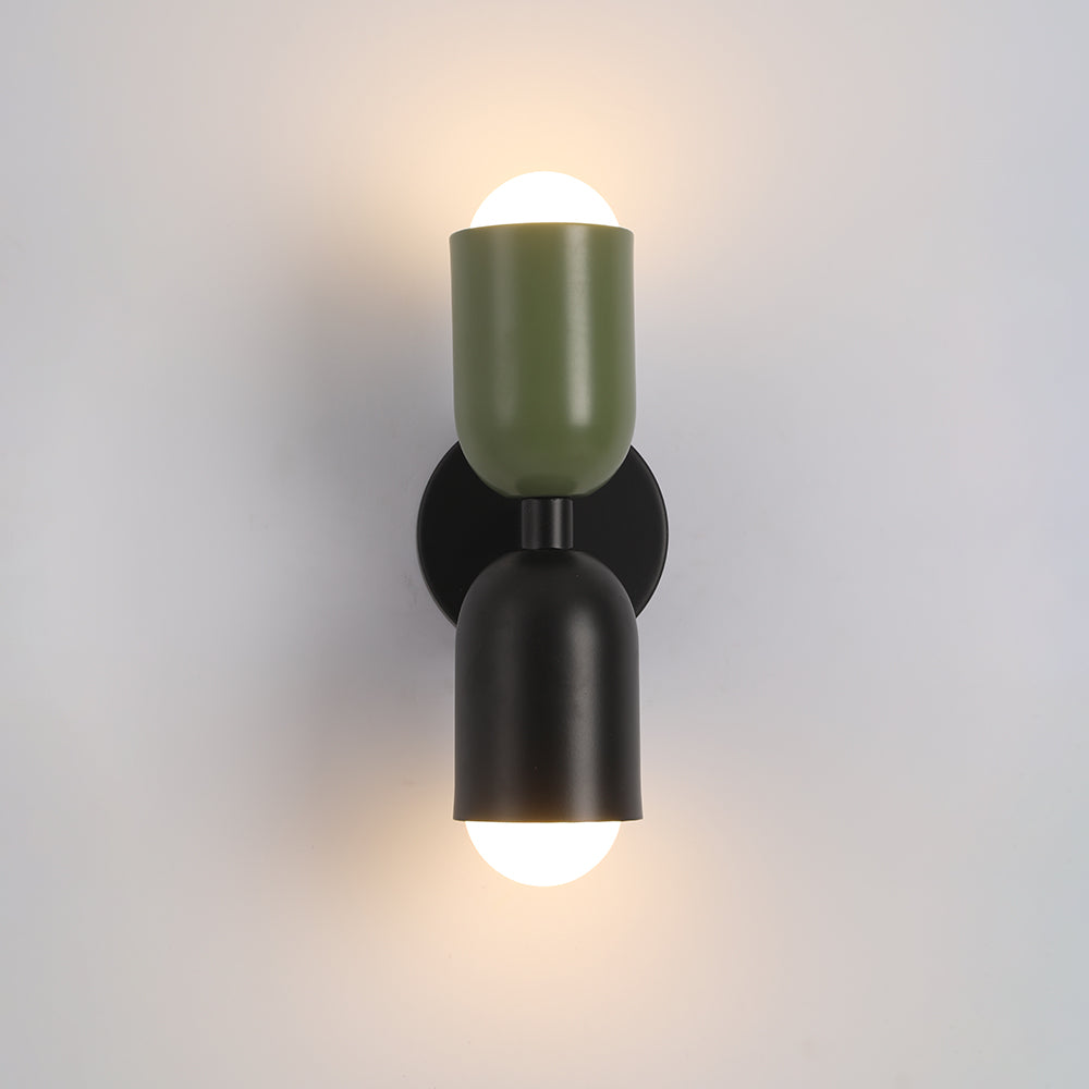 Lampă de perete Surix colorată cu două capete