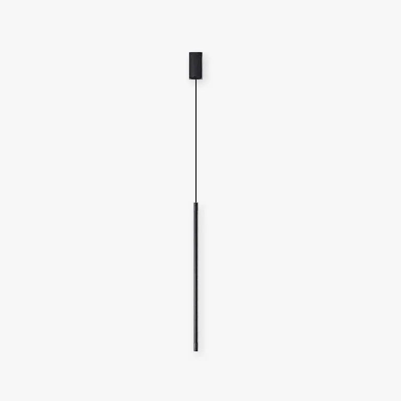 Tavix Lampă suspendată liniară minimalistă pentru noptieră, Negru
