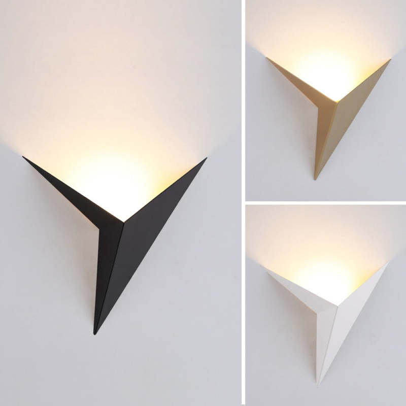Lămpi de perete LED moderne Meri pentru Dormitor, Triunghiulare