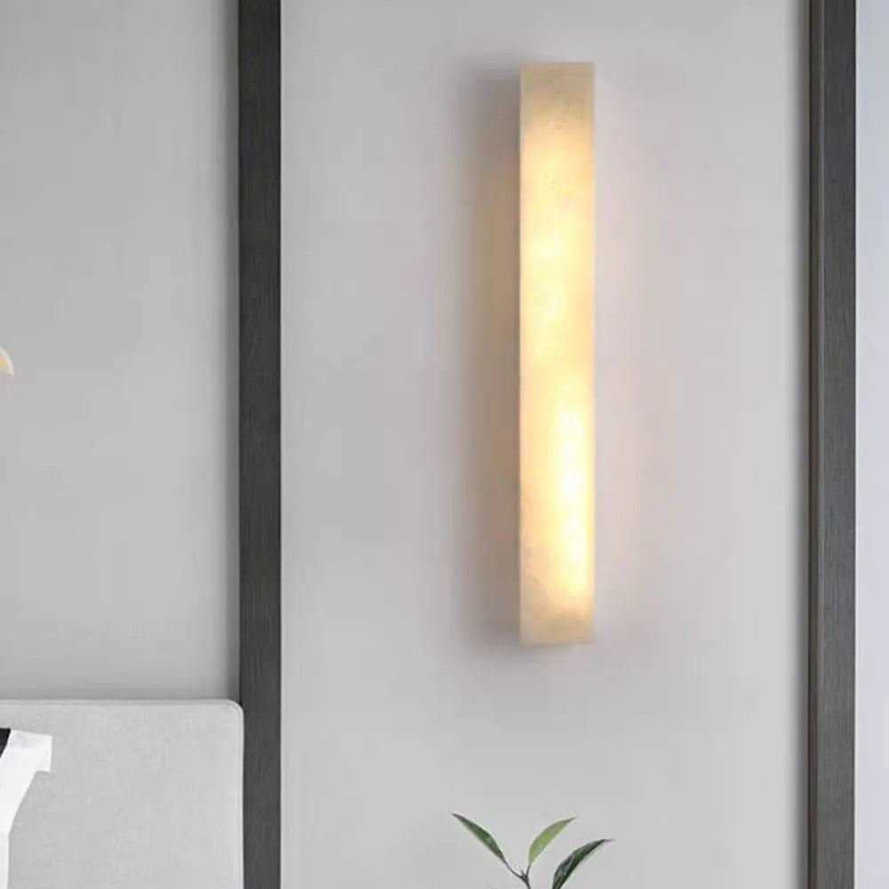 Lampă de perete Marvex, modernă, dreptunghiulară, de exterior, albă