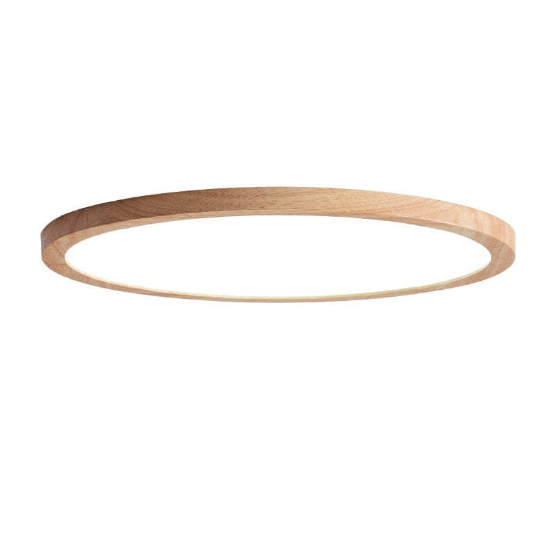 Plafonieră Orvix LED Minimalistă din Lemn