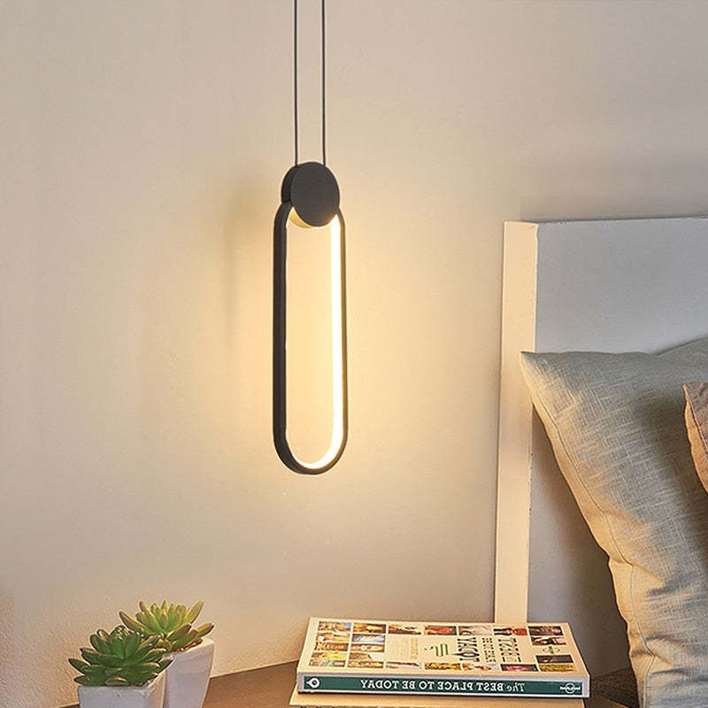 Kori Lampă Suspendată LED Modernă Negru/Alb Living