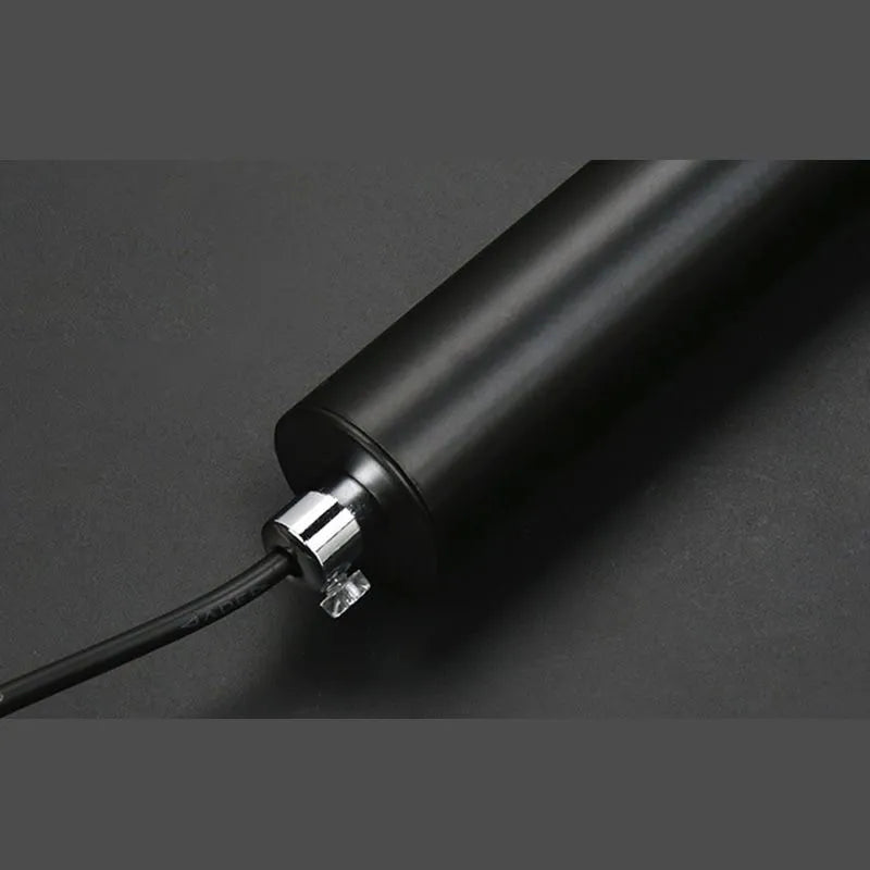 Lampă suspendată Selvor Minimalistă Liniară Neagră