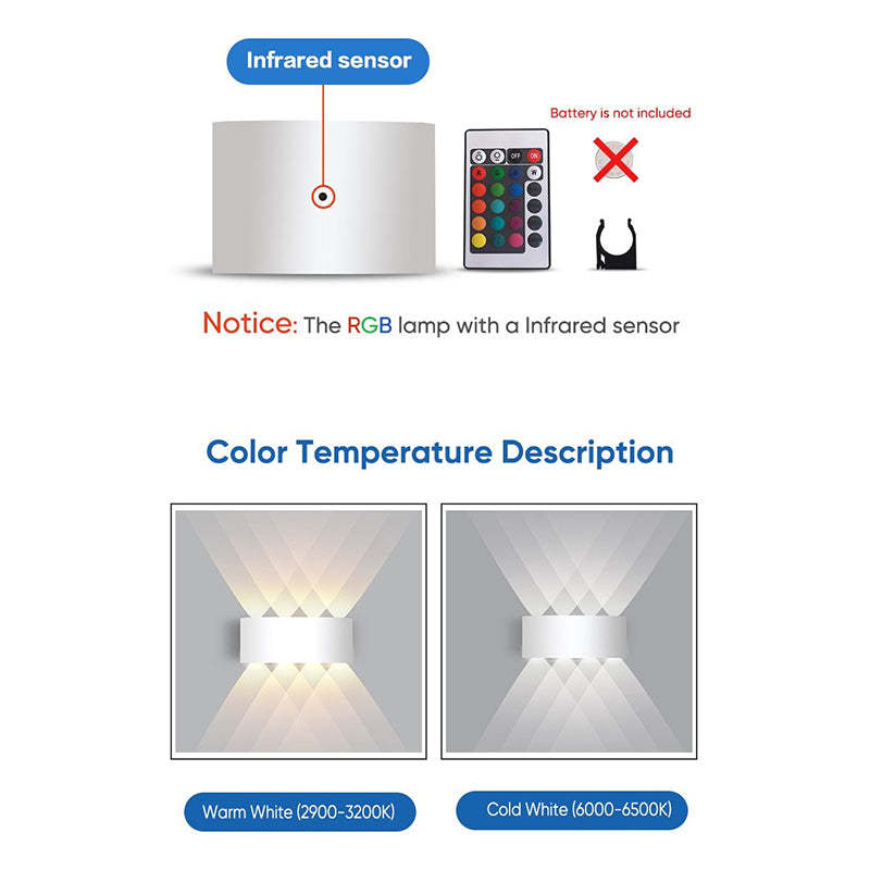 Lampă de perete Nirex Modernă Rectangulară de Exterior cu Design Undă de Apă