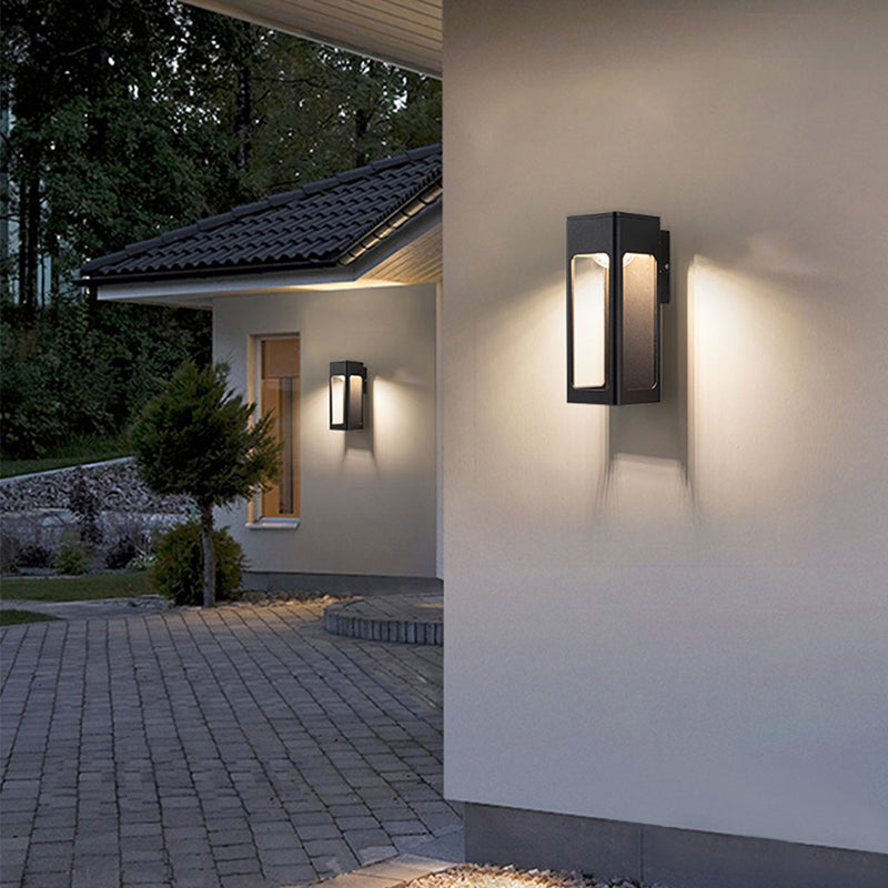 Lampă de perete exterioară Teniq modernă, impermeabilă, minimalistă, geometrică