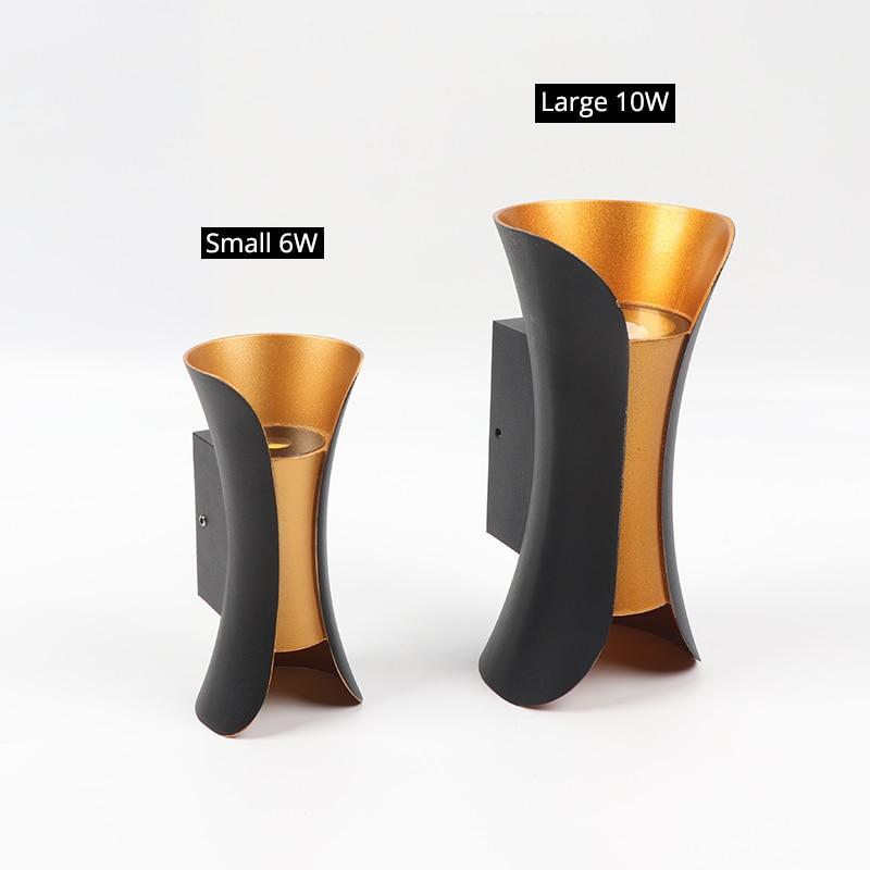 Lampă de Perete LED Calyxor Curvată pentru Exterior