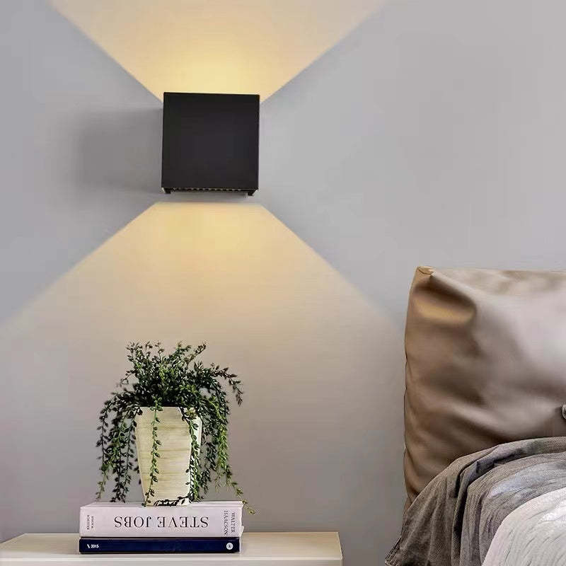 Eronil Lampă de perete LED pătrată modernă reglabilă pentru exterior