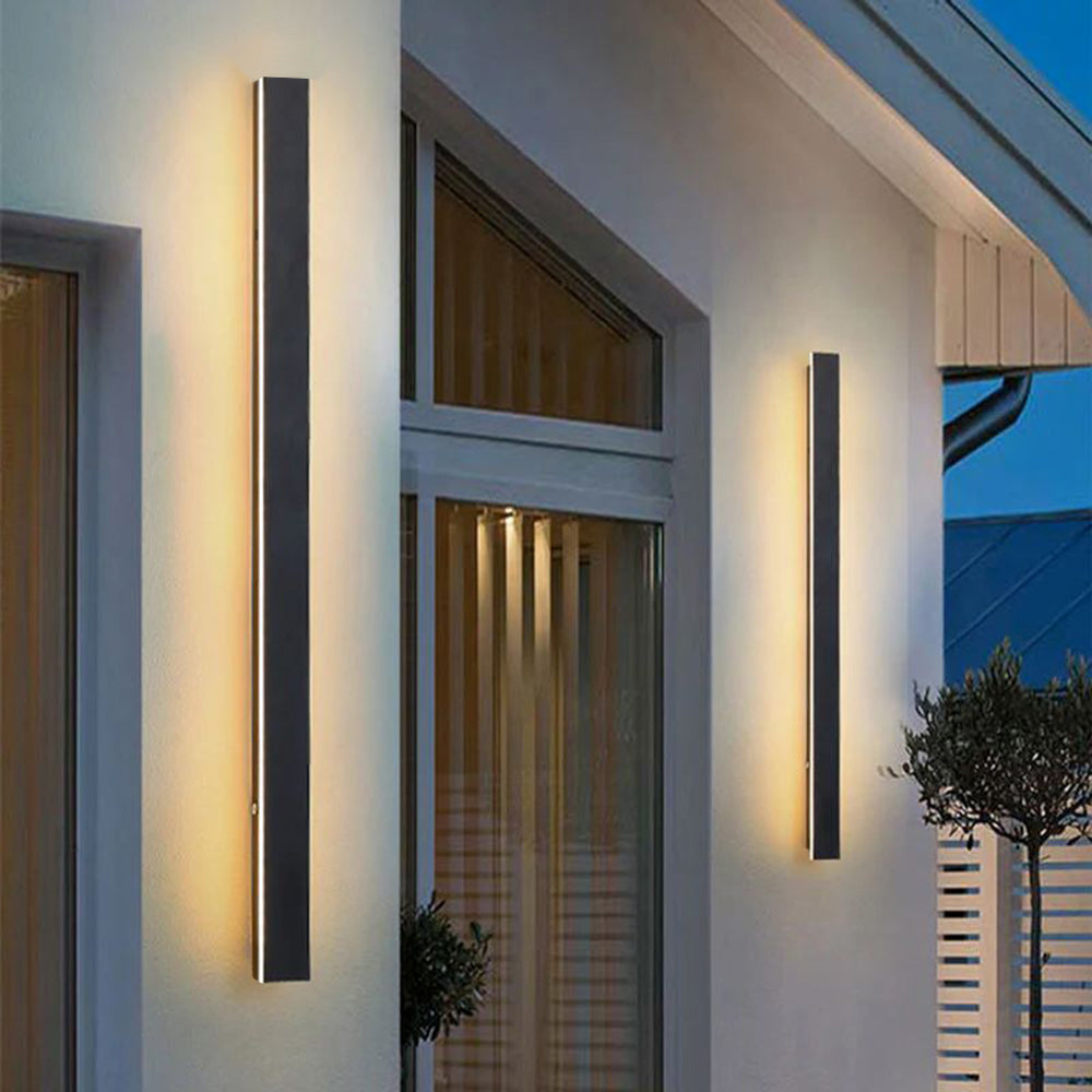 Lampă de perete Zelvo Liniară de Exterior