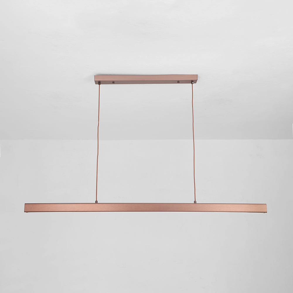 Lerin Suspensie LED Liniară Modernă Negru/Maro
