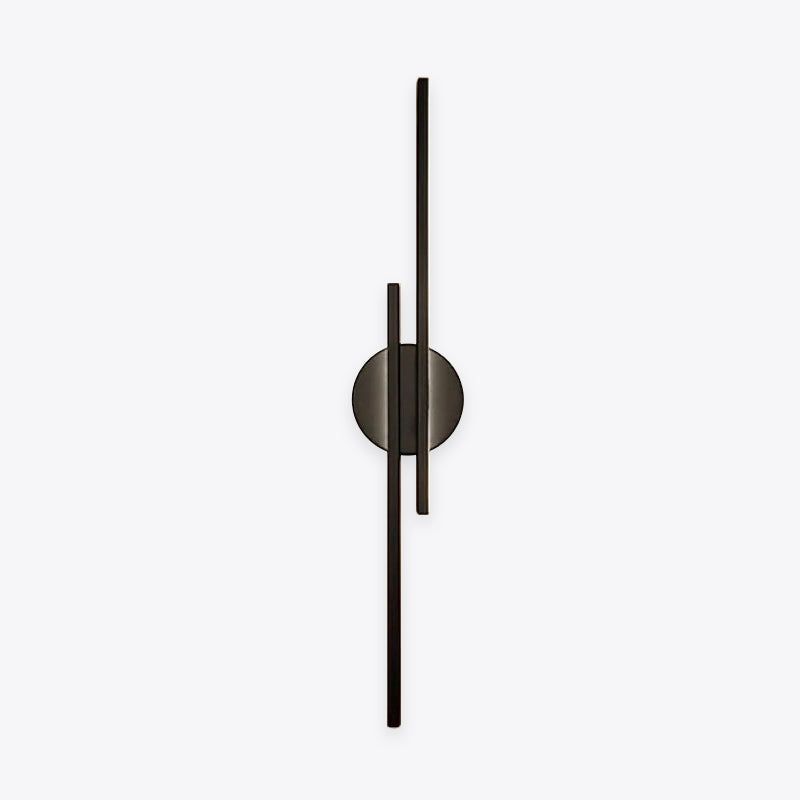 Lampă de perete LED Noviq modernă nordică disc/liniară, negru/alb