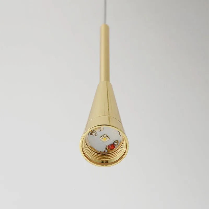 Pendul Orlith Auriu Cristal