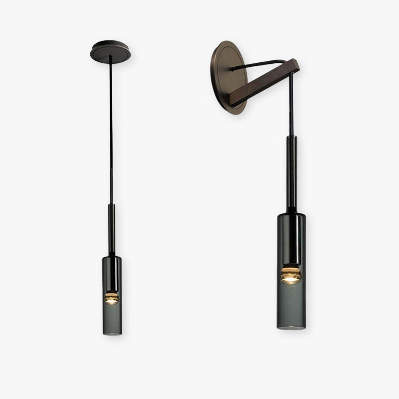 Drevo Lampă de perete/suspendată Modernă, din sticlă, cu design simplificat