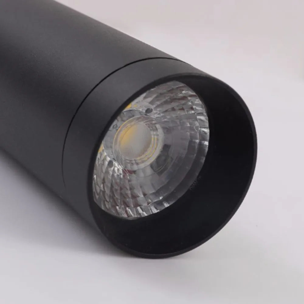 Lampă suspendată Selvor Minimalistă Liniară Neagră