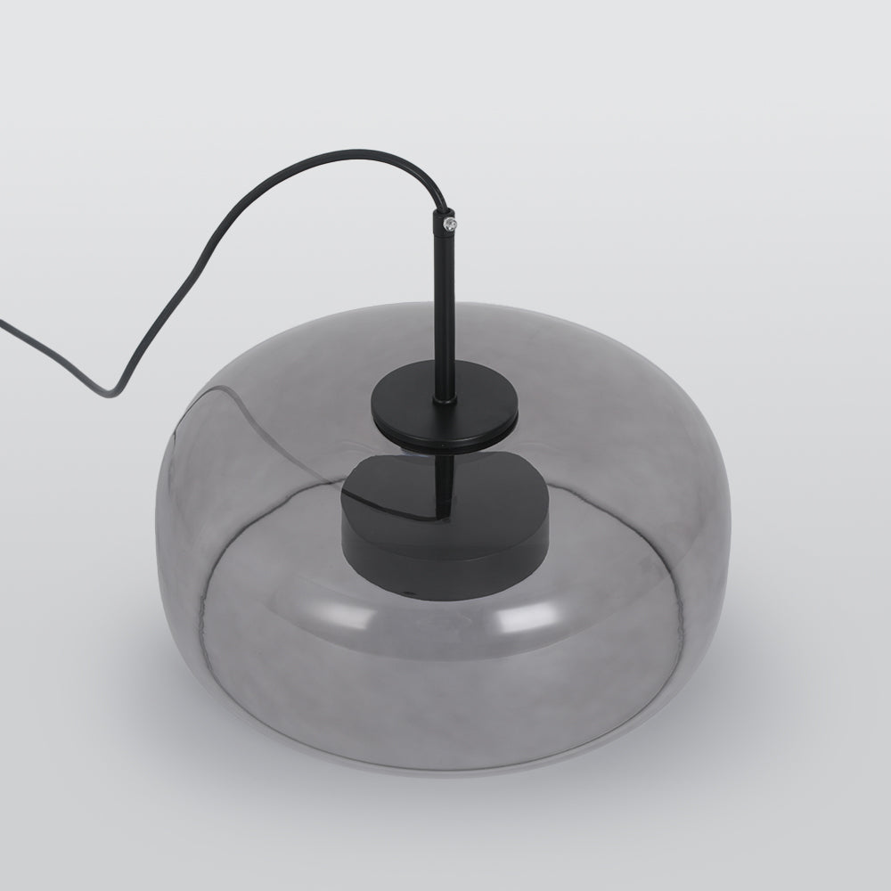 Pendul Lioren din Sticlă Modernă Transparent/Fumuriu/Ambră
