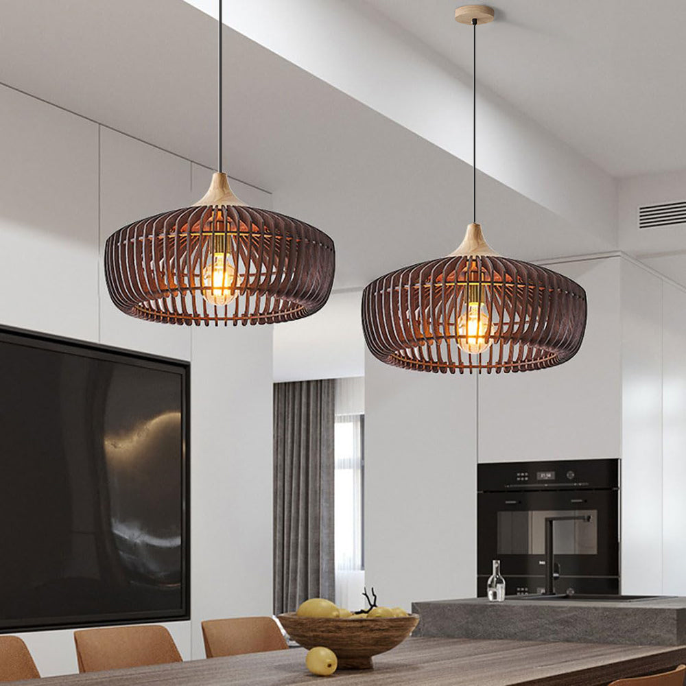 Pendul Lumenoa Nordic Japonez din Lemn Natural