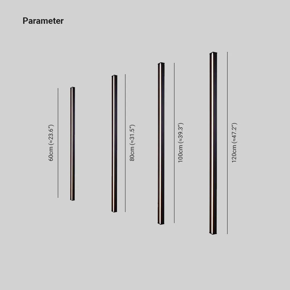 Arveno Lampă de perete Minimalistă Liniară Auriu/Negru/Alb