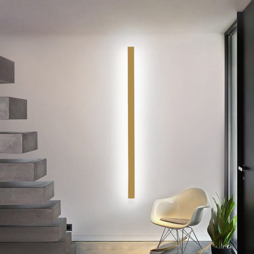 Arveno Lampă de perete Minimalistă Liniară Auriu/Negru/Alb