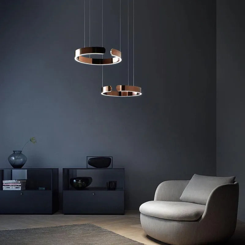 Lustră Suspendată Soriel Inel LED Minimalist de Lux