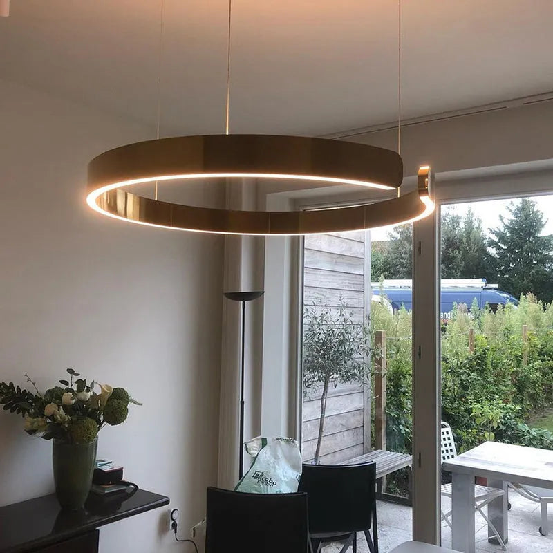 Lustră Suspendată Soriel Inel LED Minimalist de Lux