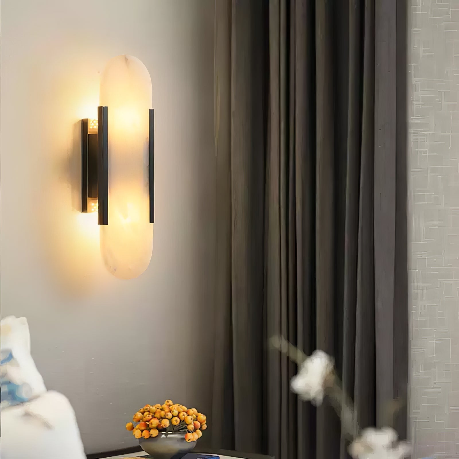 Lampă de perete Corenil Lux Alabastru