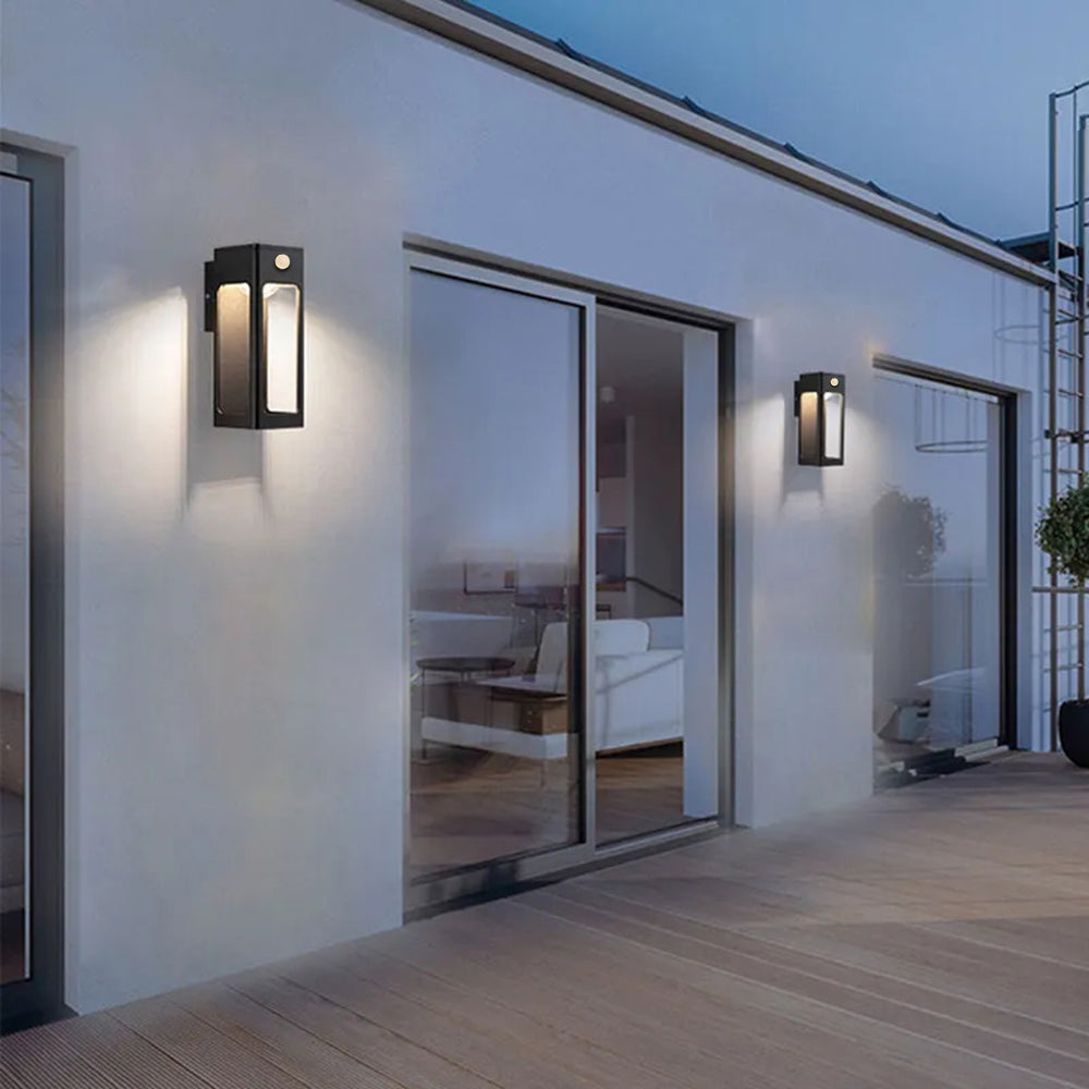 Lampă de perete exterioară Teniq modernă, impermeabilă, minimalistă, geometrică