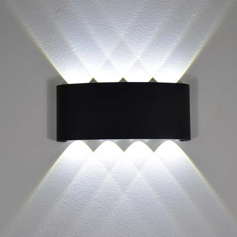 Lampă de perete Nirex Modernă Rectangulară de Exterior cu Design Undă de Apă