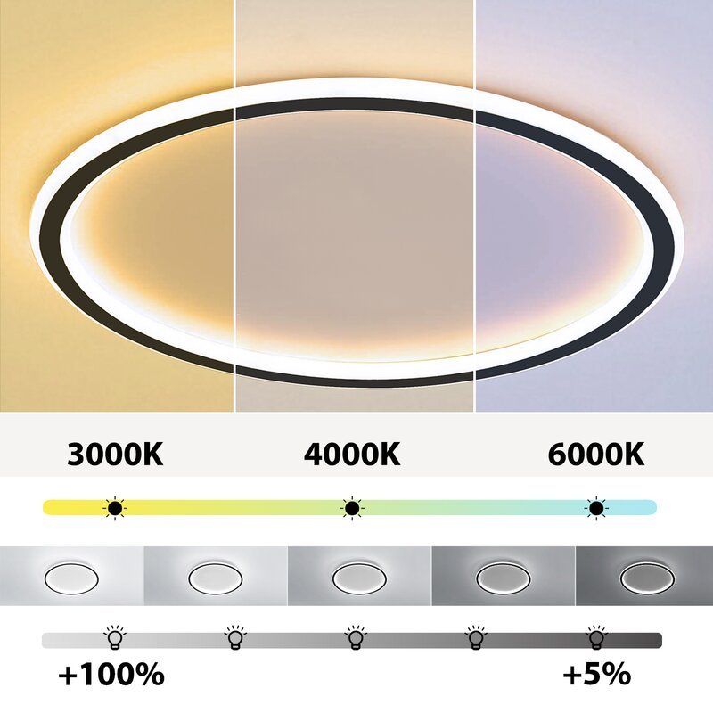 Plafonieră Varin LED Modernă Rotundă