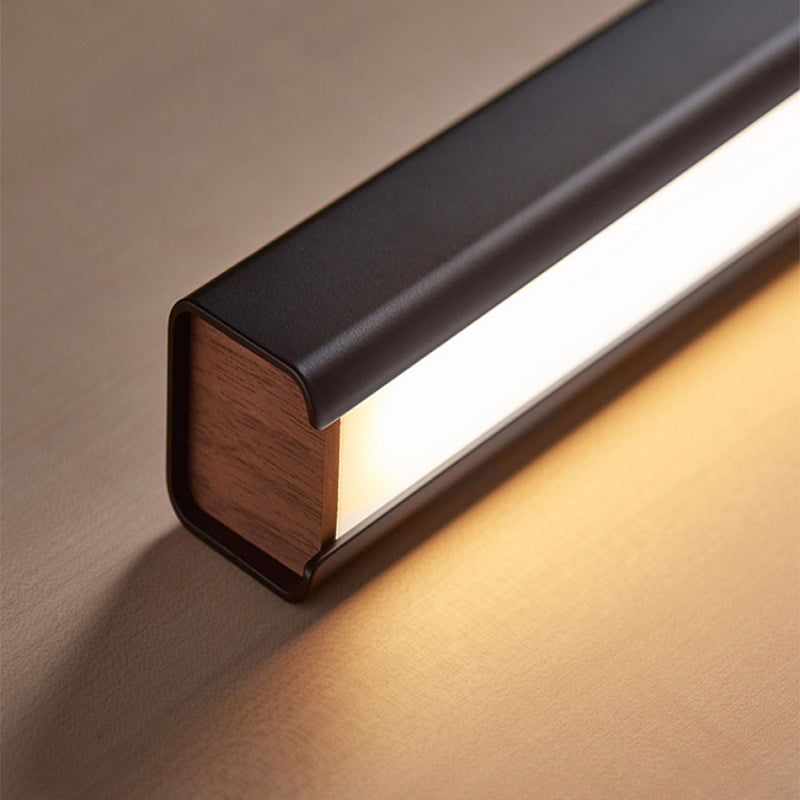 Lampă suspendată liniară Eron, minimalistă, clasică, negru și alb