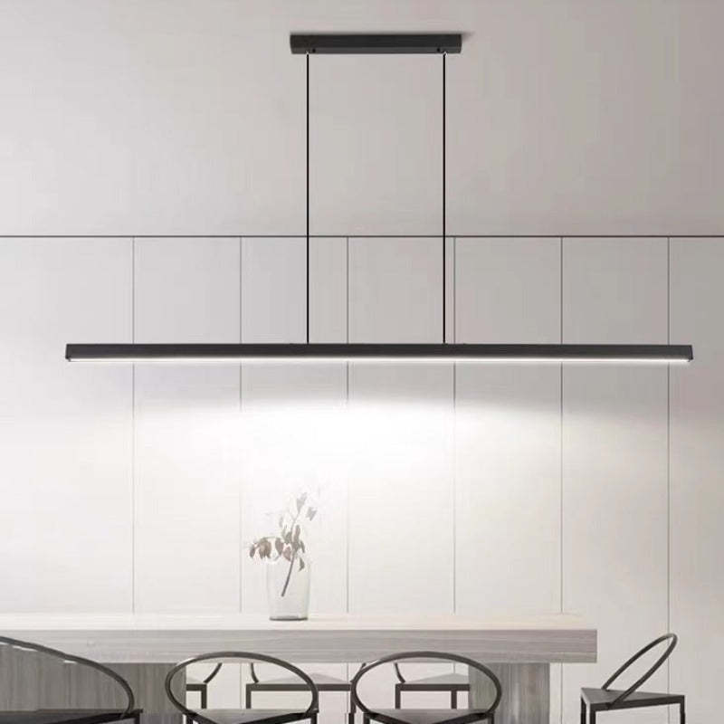 Lerin Suspensie LED Liniară Modernă Negru/Maro