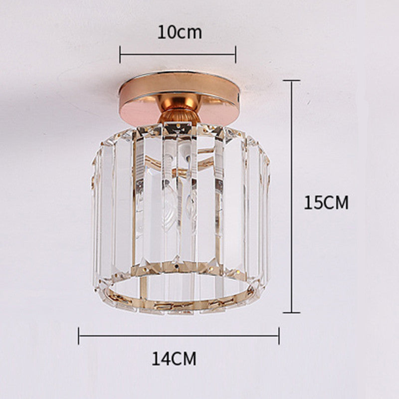 Plafonieră Cerin Modernă cu Cristal, 3 Culori