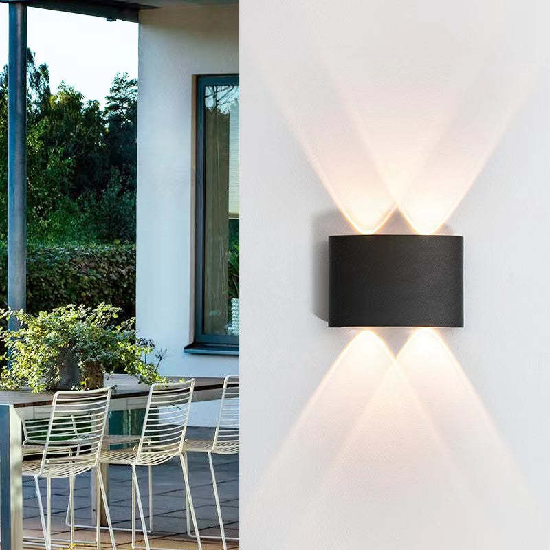 Lampă de perete Nirex Modernă Rectangulară de Exterior cu Design Undă de Apă