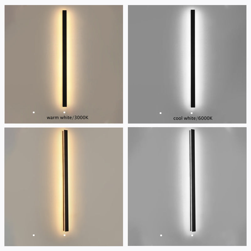Lampă de perete Zelvo Liniară de Exterior